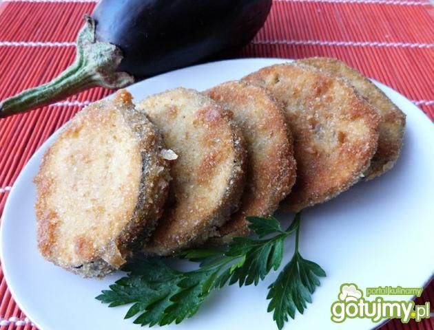 Bakłażan panierowany. Bakłażan panierowany.