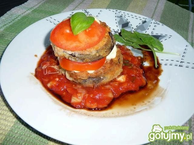 Bakłażan w sosie pomidorowym z balsamico Bakłażan w sosie pomidorowym z balsamico
