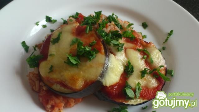 Bakłażan zapiekany na ryżu