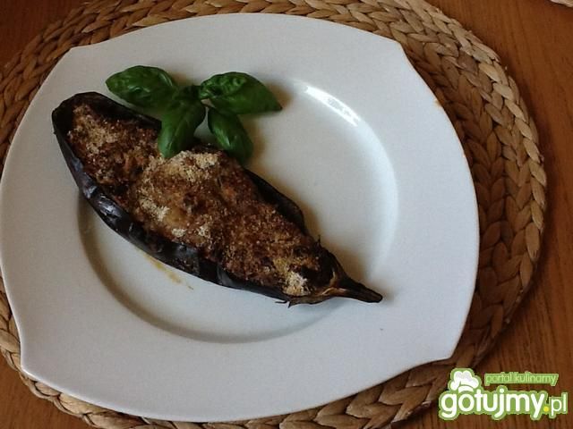 Bakłażan zapiekany z mięsem mielonym
