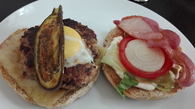 Bakłażanowe hamburgery Bakłażanowe hamburgery