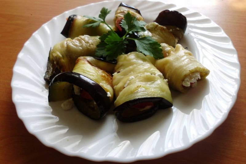 Bakłażanowe roladki Bakłażanowe roladki