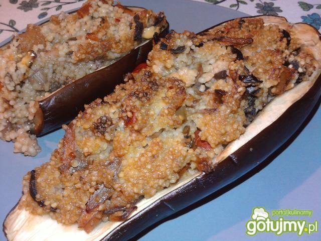 Bakłażany nadziewane kuskusem