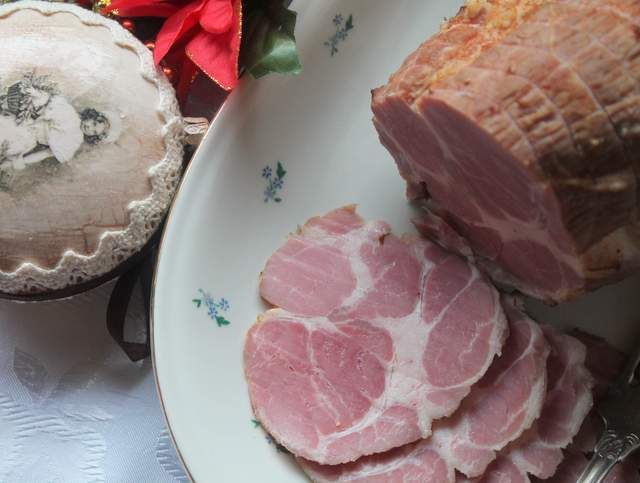 Baleron peklowany i parzony