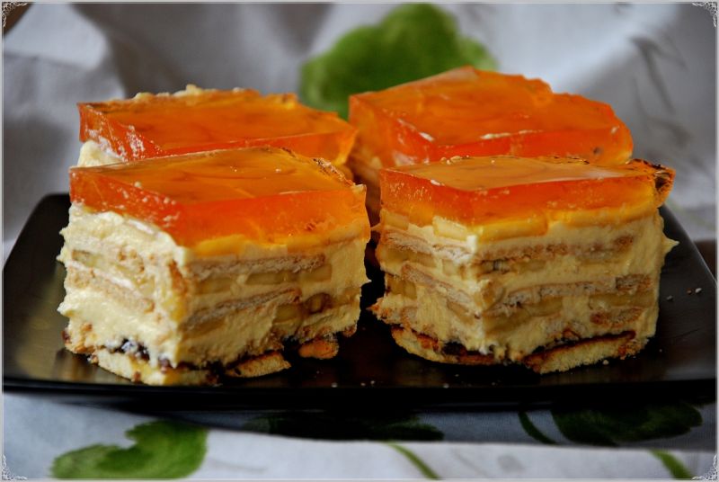 Bananowa delicja- bez pieczenia