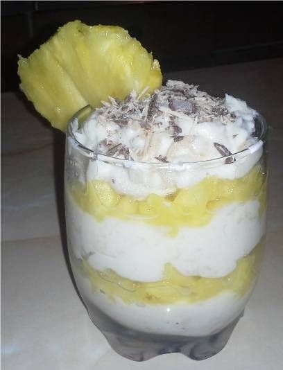 Bananowa Ricotta z ananasem Bananowa Ricotta z ananasem