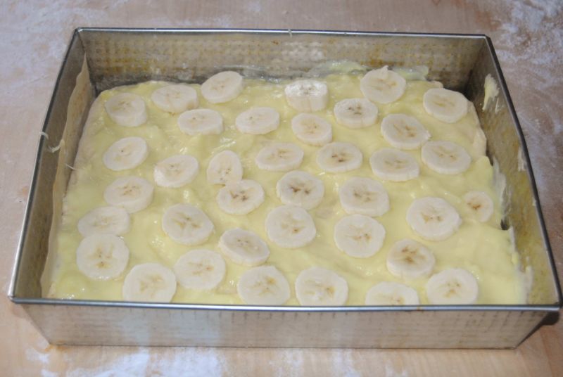 Bananowe ciasto drożdżowe
