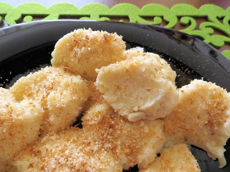 Bananowe kluski ( bezglutenowe)