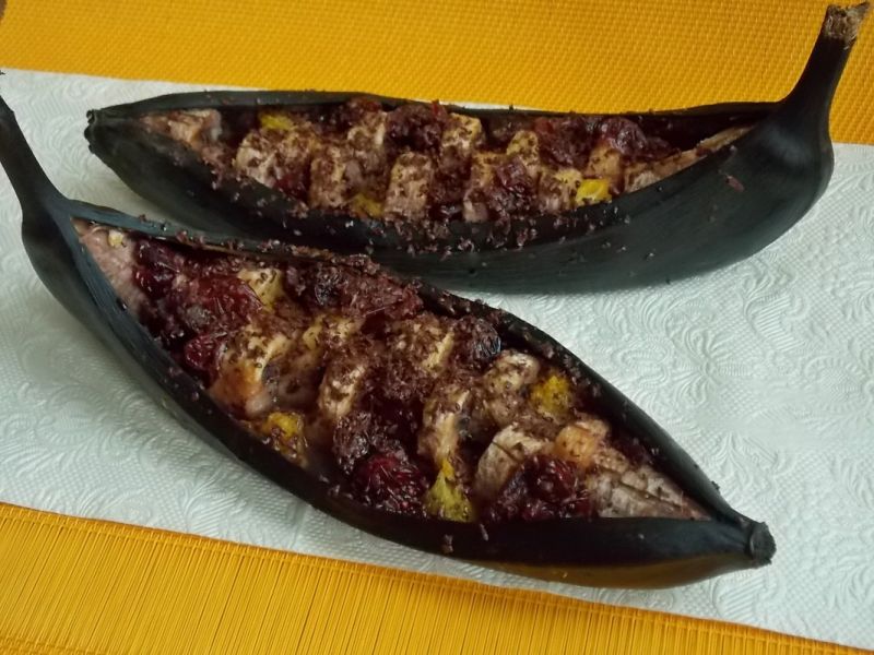 Bananowe łódeczki Bananowe łódeczki