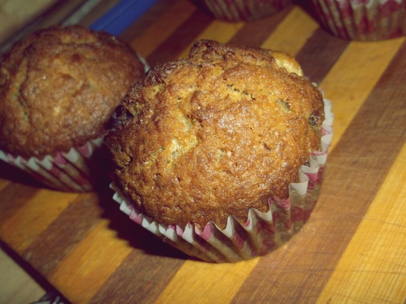 Bananowe muffiny wg. Nigelli  Bananowe muffiny wg. Nigelli