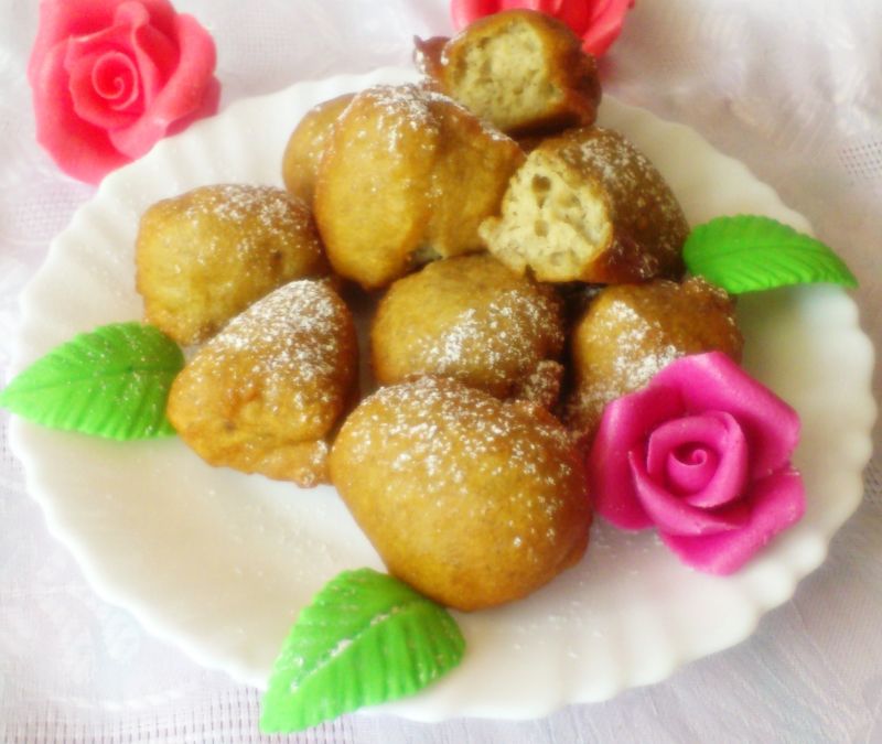Bananowe pączki Bananowe pączki