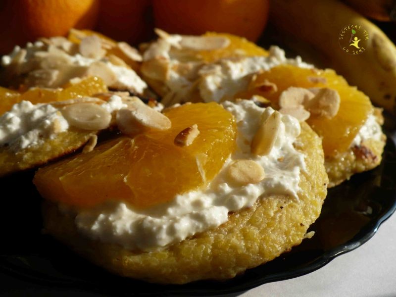 Bananowe placki kukurydziane