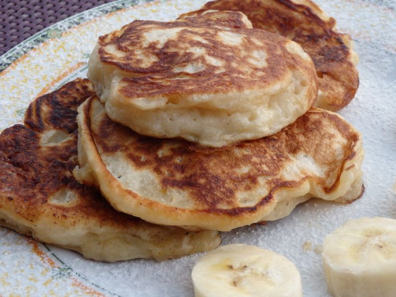 Bananowe racuchy na maślance Bananowe racuchy na maślance