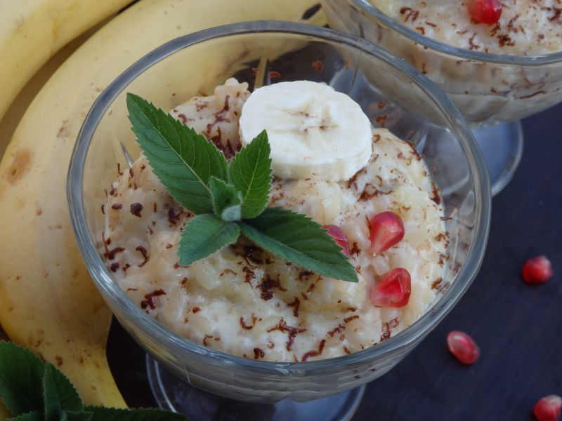 Bananowe risotto