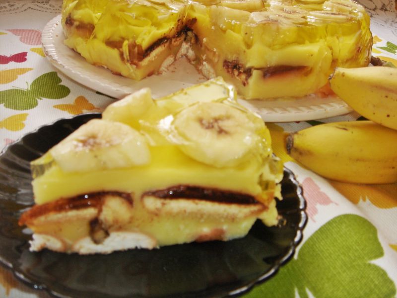 Bananowiec bez pieczenia