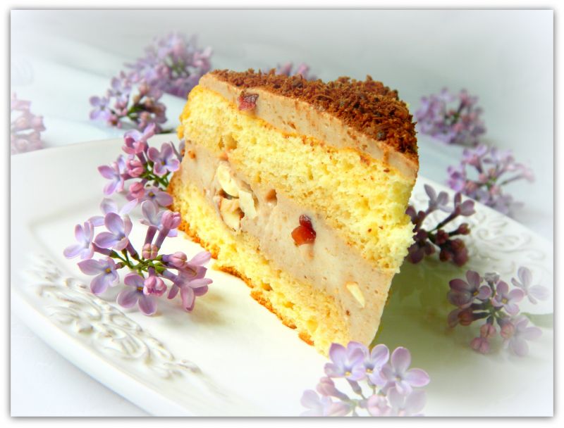 Bananowiec na biszkopcie Bananowiec na biszkopcie