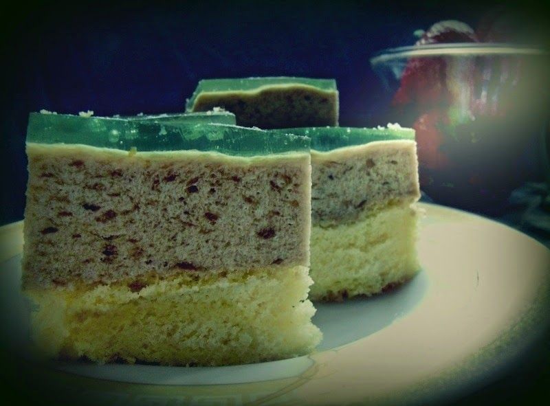 Bananowiec na zimno, na biszkopcie