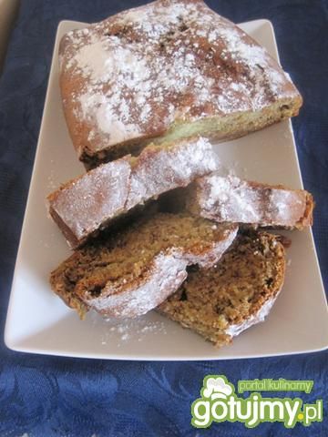 Bananowiec z cukrem pudrem Bananowiec z cukrem pudrem