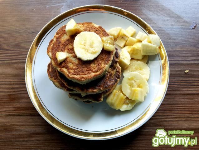 Bananowo-orzechowe placki owsiane Bananowo-orzechowe placki owsiane