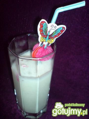 Bananowy koktajl z miodem 