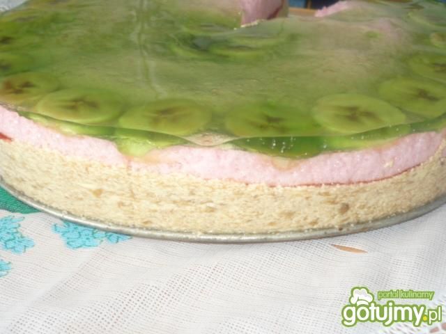 Bananowy sernik 2