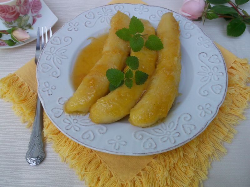 Banany smażone w karmelu