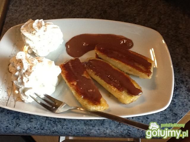 Banany smażone w rumie kokosowym  Banany smażone w rumie kokosowym