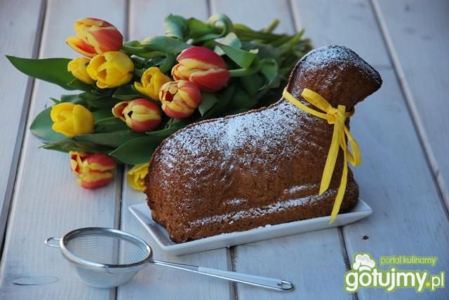 Baranek Wielkanocny - babka pomarańczowa