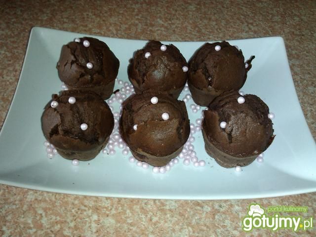 Bardzo czekoladowe muffiny Bardzo czekoladowe muffiny