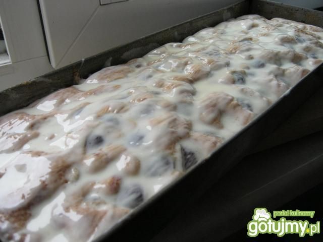 Bardzo prosty placek z czereśniami Bardzo prosty placek z czereśniami