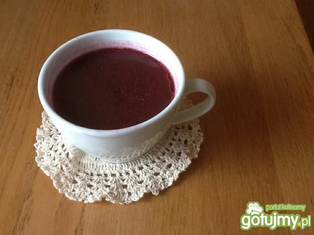 Barsz czysty z pieczonych buraków Barsz czysty z pieczonych buraków