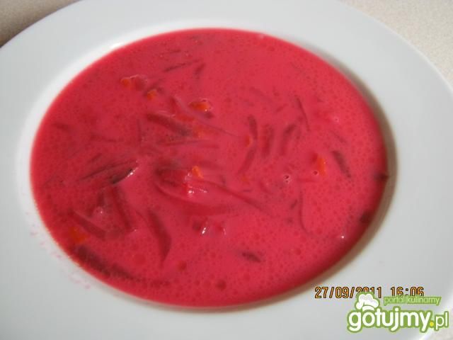Barszcz czerwony.