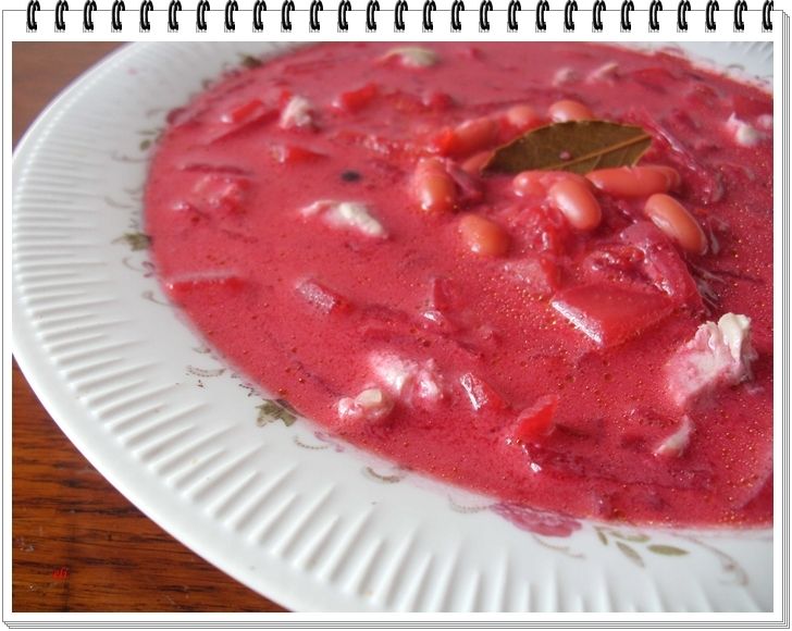 Barszcz czerwony Eli z fasolą Barszcz czerwony Eli z fasolą