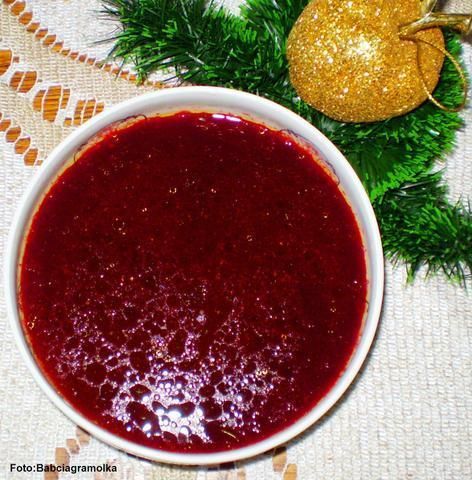 Barszcz czerwony wigilijny
