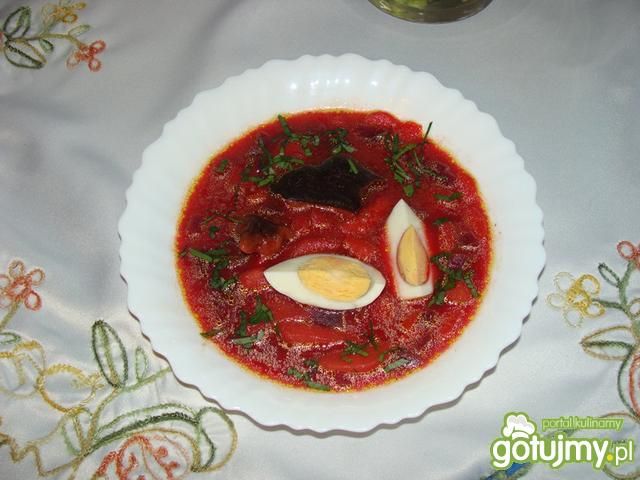 Barszcz czerwony z ziemniaczkami 4