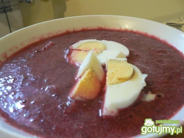 Barszcz czewony z botwinką - krem