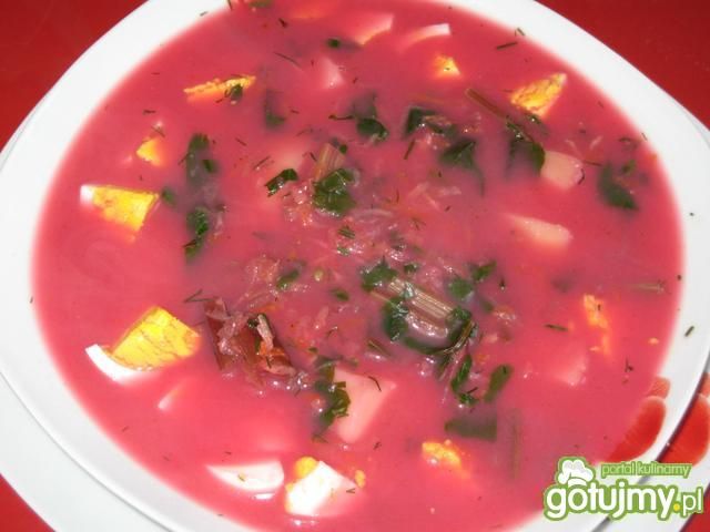 Barszcz na botwince