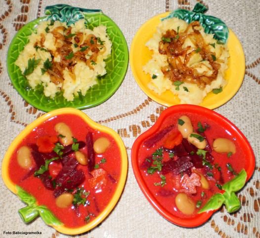 Barszcz z fasolą wg Babcigramolki Barszcz z fasolą wg Babcigramolki