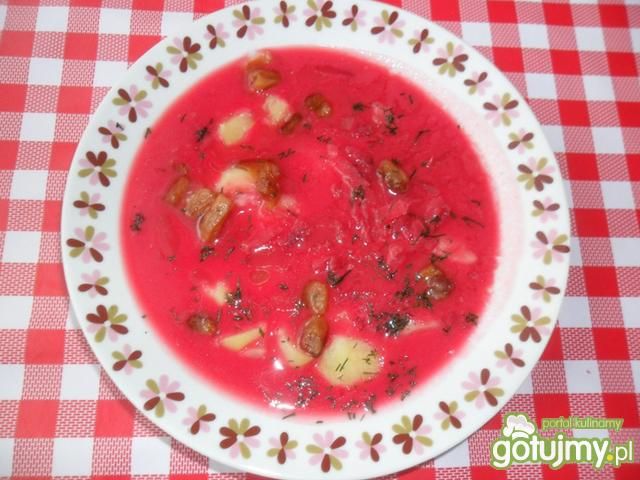 Barszczyk czerwony zabielany