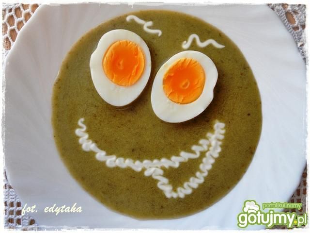 Barszczyk szczawiowy z jajkiem