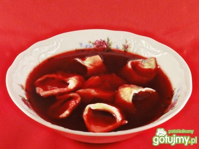 Barszczyk z uszkami wg Ilony