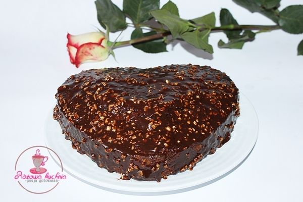 Batonik kokosowy w kształcie  serca