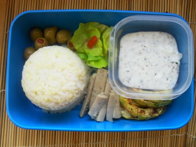 Bento z cukinią