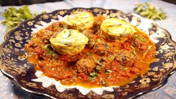 Berberyjski omlet z mięsem Berberyjski omlet z mięsem