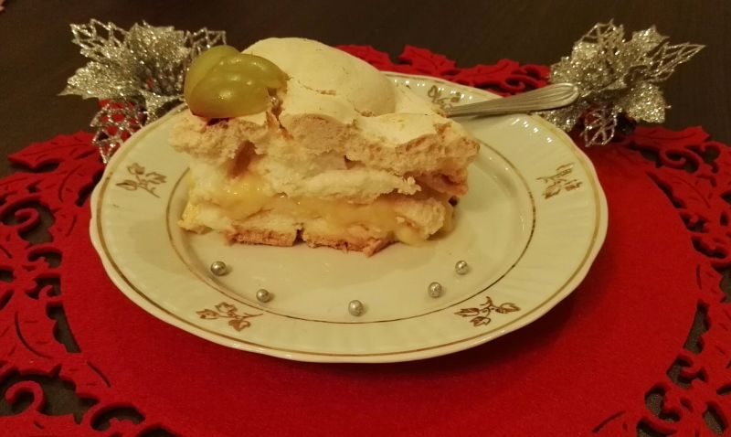 Beza z kremem a'la zabajone