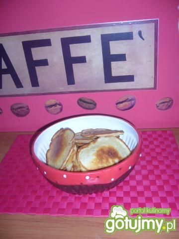 Bezdrożdżowe racuszki jabłkowe.