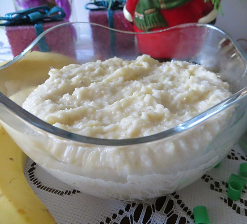 Bezglutenowa Kasza jaglana z bananem