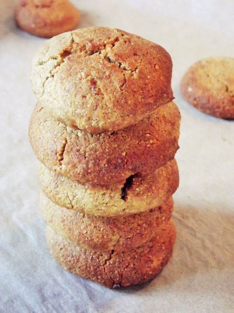 Bezglutenowe ciasteczka z mąki dyniowej bez cukru