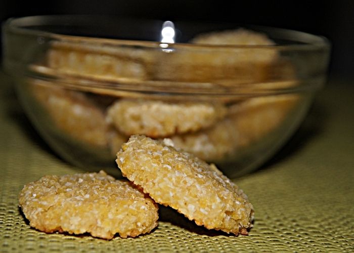 Bezglutenowe ciastka jaglane z kokosem