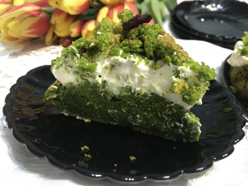 Bezglutenowe ciasto "leśny mech"